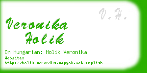 veronika holik business card